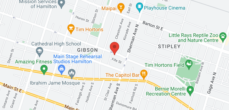 map of 686 CANNON Street E